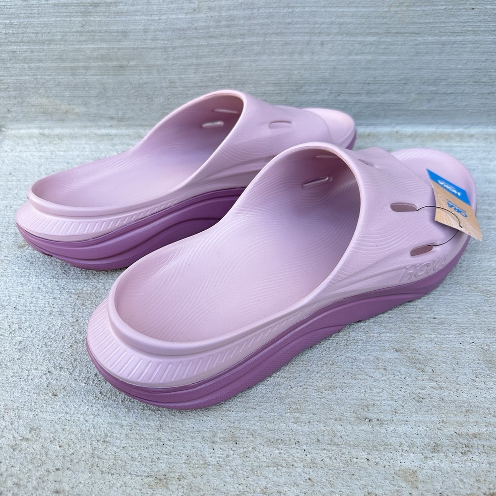NEW HOKA Ora‎ Recovery Slide 3 Mens Size 13 Pink Mauve Slides Sandals 1135061 - Picture 3 of 5